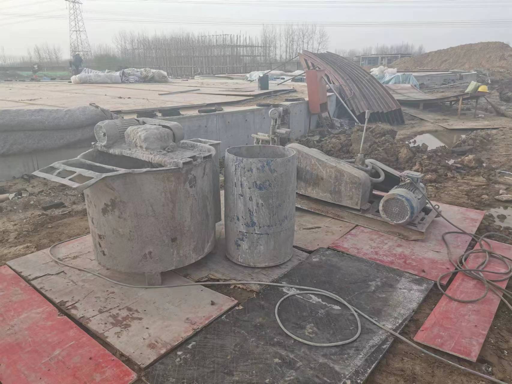 汪场镇设备基础注浆