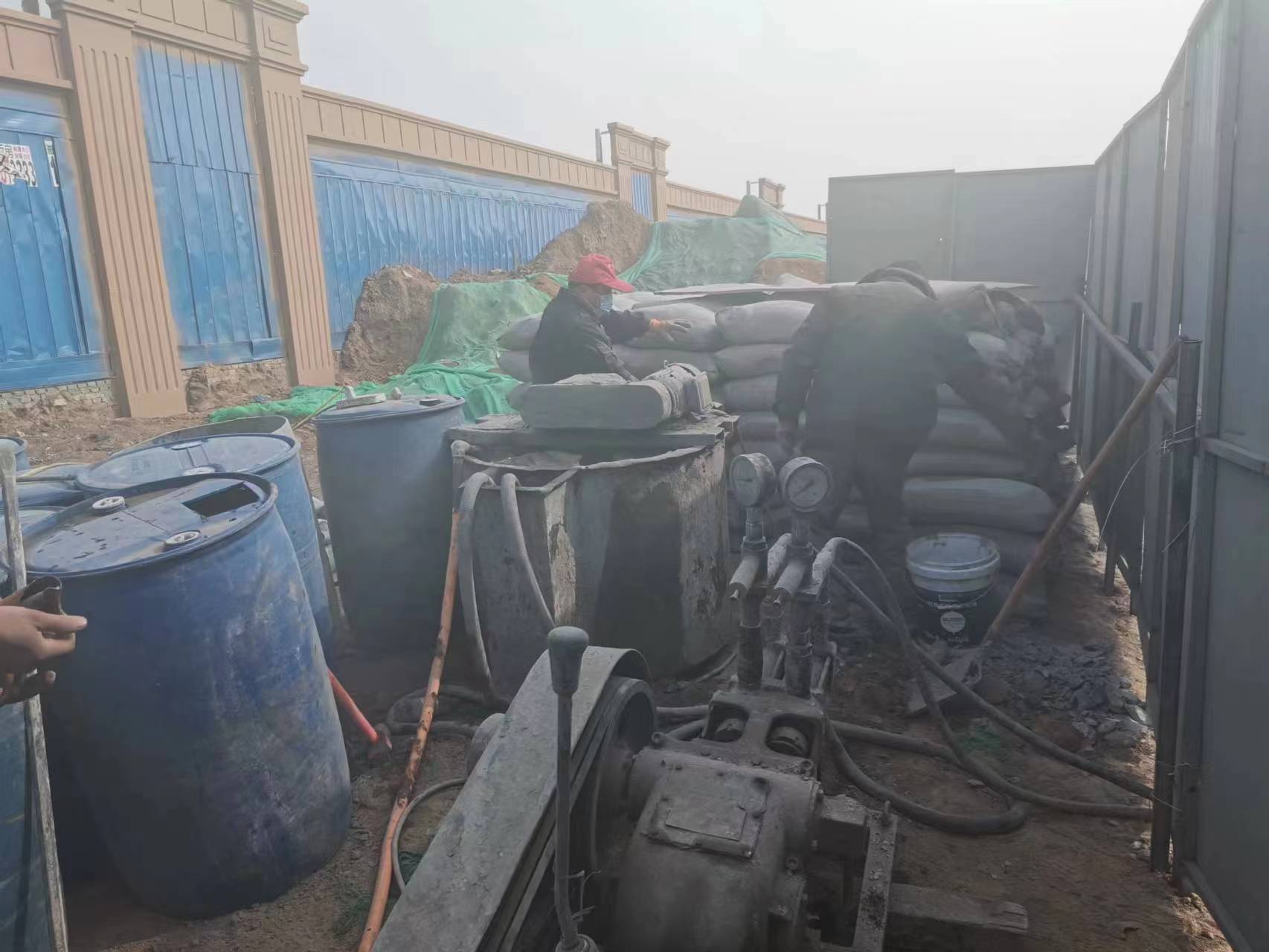 汪场镇房屋下沉注浆